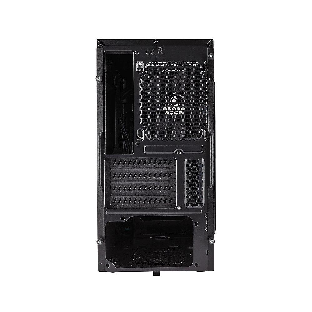 Corsair Carbide 88R Midi Tower Micro ATX Gehäuse mit Seitenfenster Schwarz