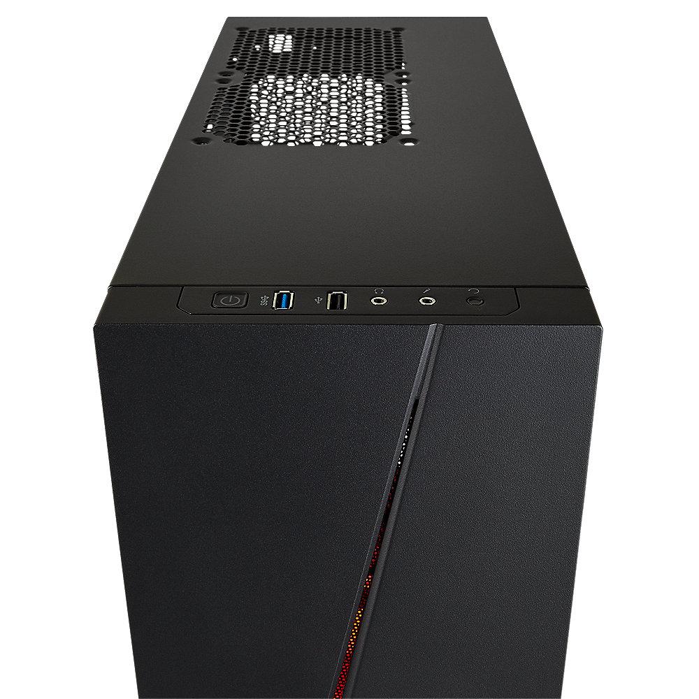 Corsair Carbide SPEC-05 Midi Tower Gaming Gehäuse, mit Seitenfenster, schwarz