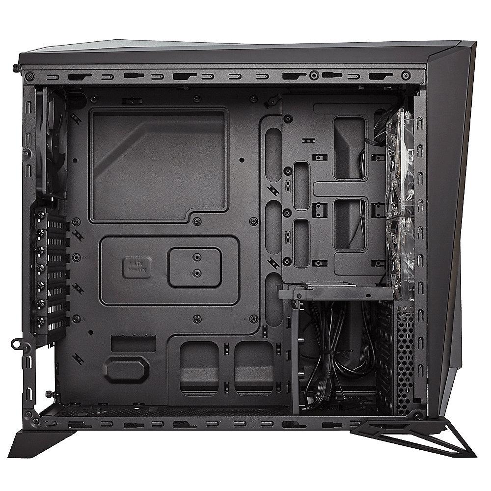 Corsair Carbide SPEC-ALPHA Schwarz/Silber Midi Tower Gaming Gehäuse m. Fenster, Corsair, Carbide, SPEC-ALPHA, Schwarz/Silber, Midi, Tower, Gaming, Gehäuse, m., Fenster