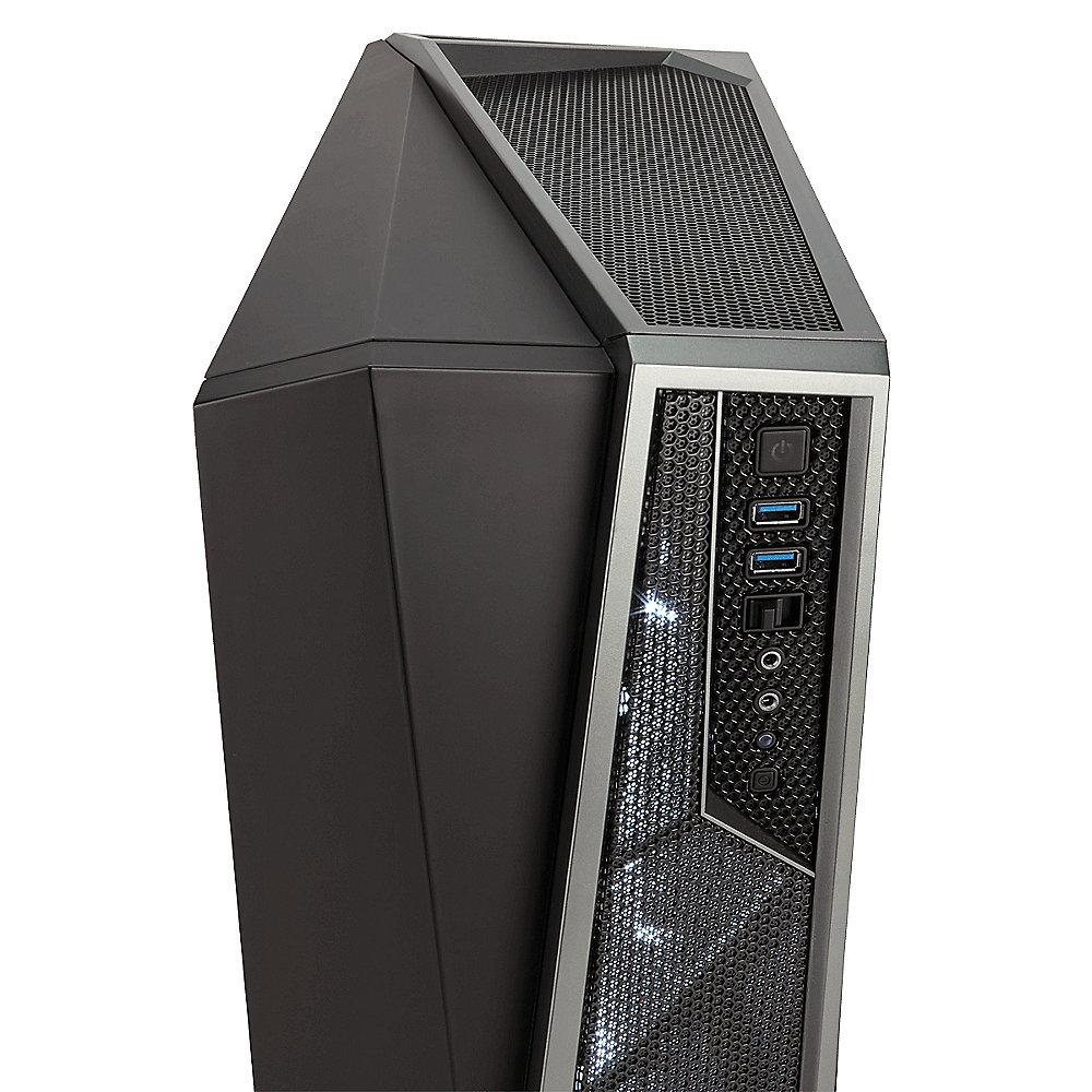 Corsair Carbide SPEC-ALPHA Schwarz/Silber Midi Tower Gaming Gehäuse m. Fenster