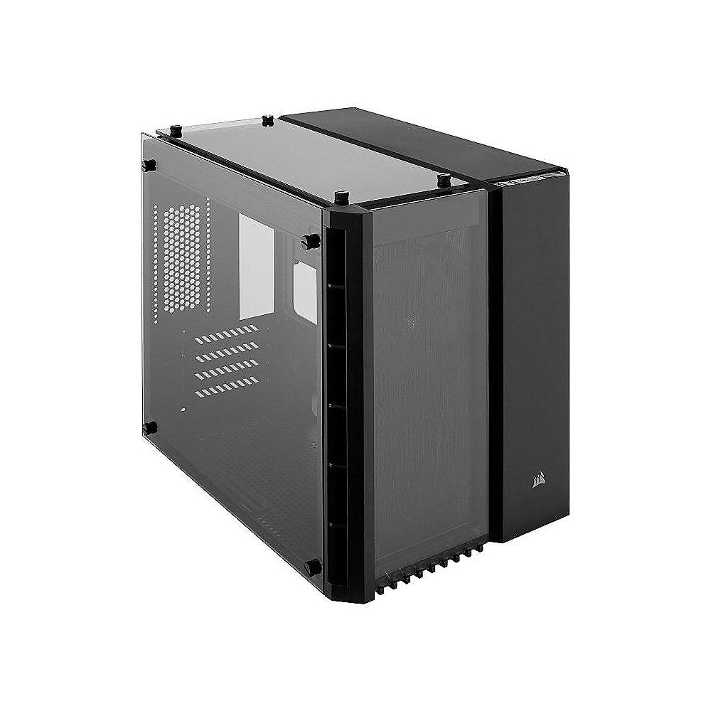 Corsair Crystal 280X Black Midi Tower ATX Gehäuse mit gehärtetem Glas