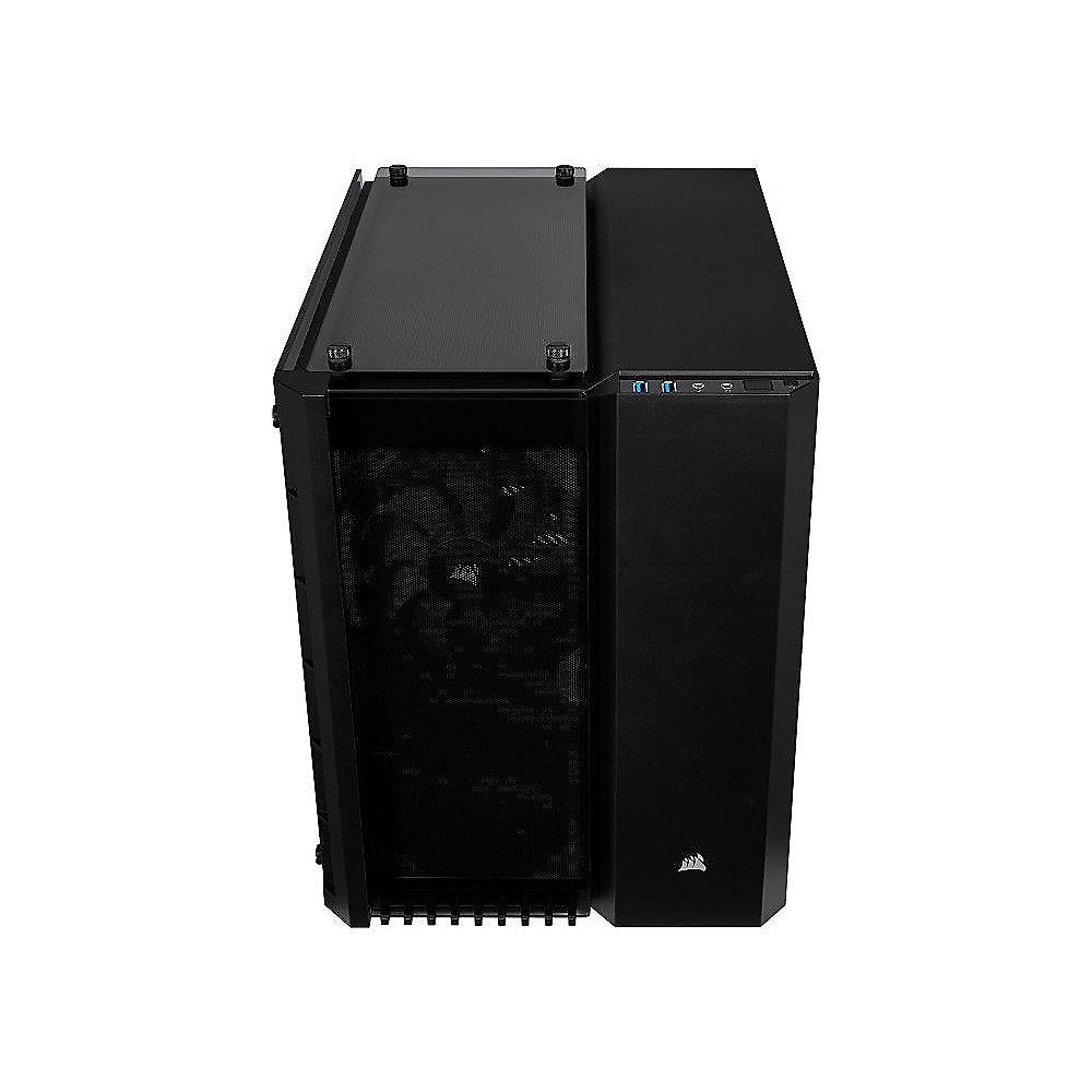 Corsair Crystal 280X Black Midi Tower ATX Gehäuse mit gehärtetem Glas