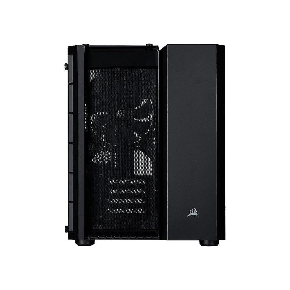 Corsair Crystal 280X Black Midi Tower ATX Gehäuse mit gehärtetem Glas