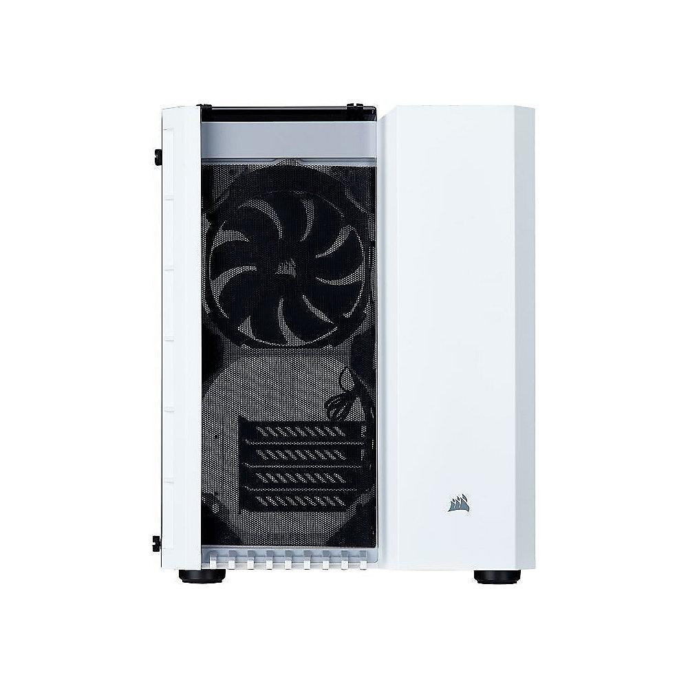 Corsair Crystal 280X White RGB Midi Tower ATX Gehäuse mit gehärtetem Glas