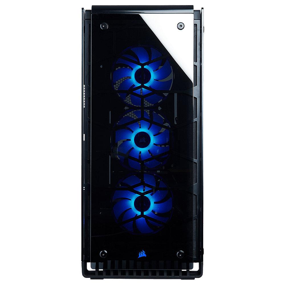 Corsair Crystal 570X RGB Mirror Black Midi Tower ATX Gehäuse mit gehärtetem Glas