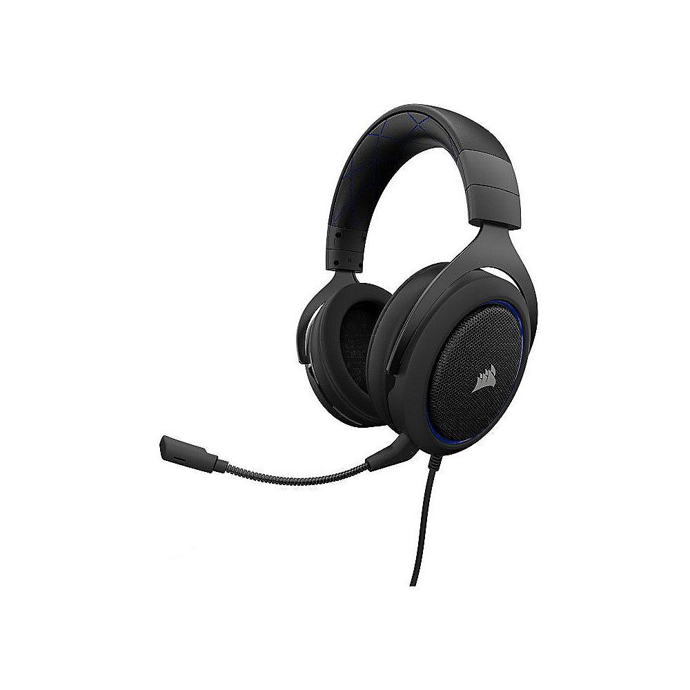 Corsair Gaming HS50 Stereo Gaming Headset schwarz/blau, Corsair, Gaming, HS50, Stereo, Gaming, Headset, schwarz/blau