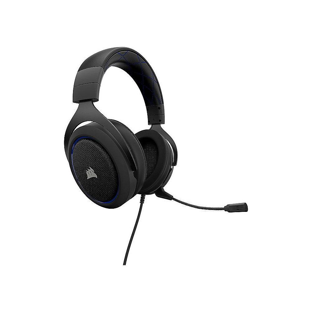 Corsair Gaming HS50 Stereo Gaming Headset schwarz/blau, Corsair, Gaming, HS50, Stereo, Gaming, Headset, schwarz/blau