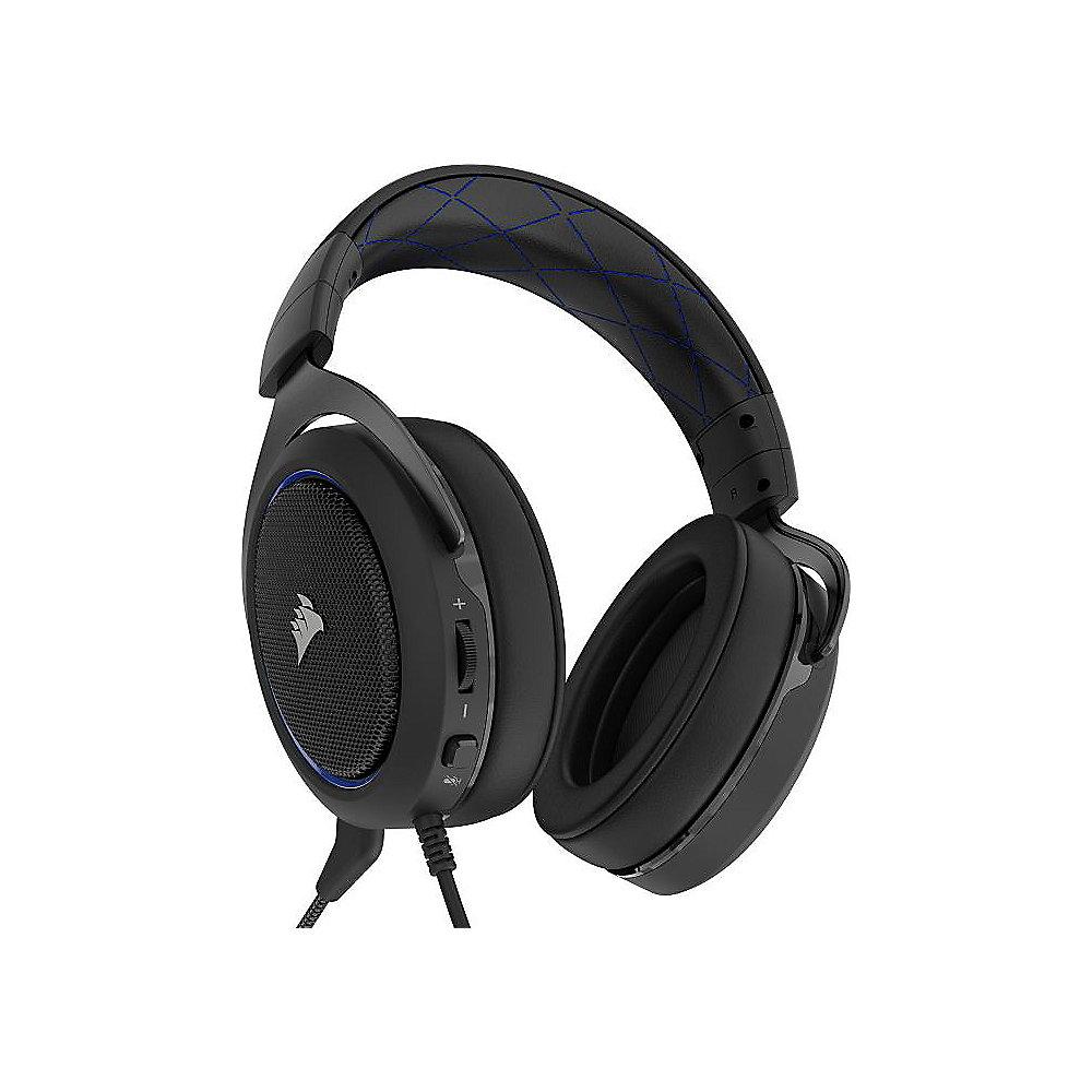 Corsair Gaming HS50 Stereo Gaming Headset schwarz/blau, Corsair, Gaming, HS50, Stereo, Gaming, Headset, schwarz/blau