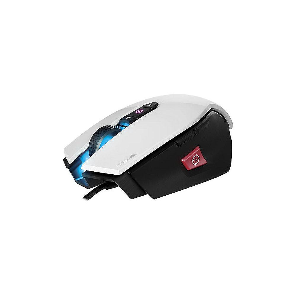 Corsair Gaming M65 PRO Laser Gaming Maus 12.000 dpi weiss