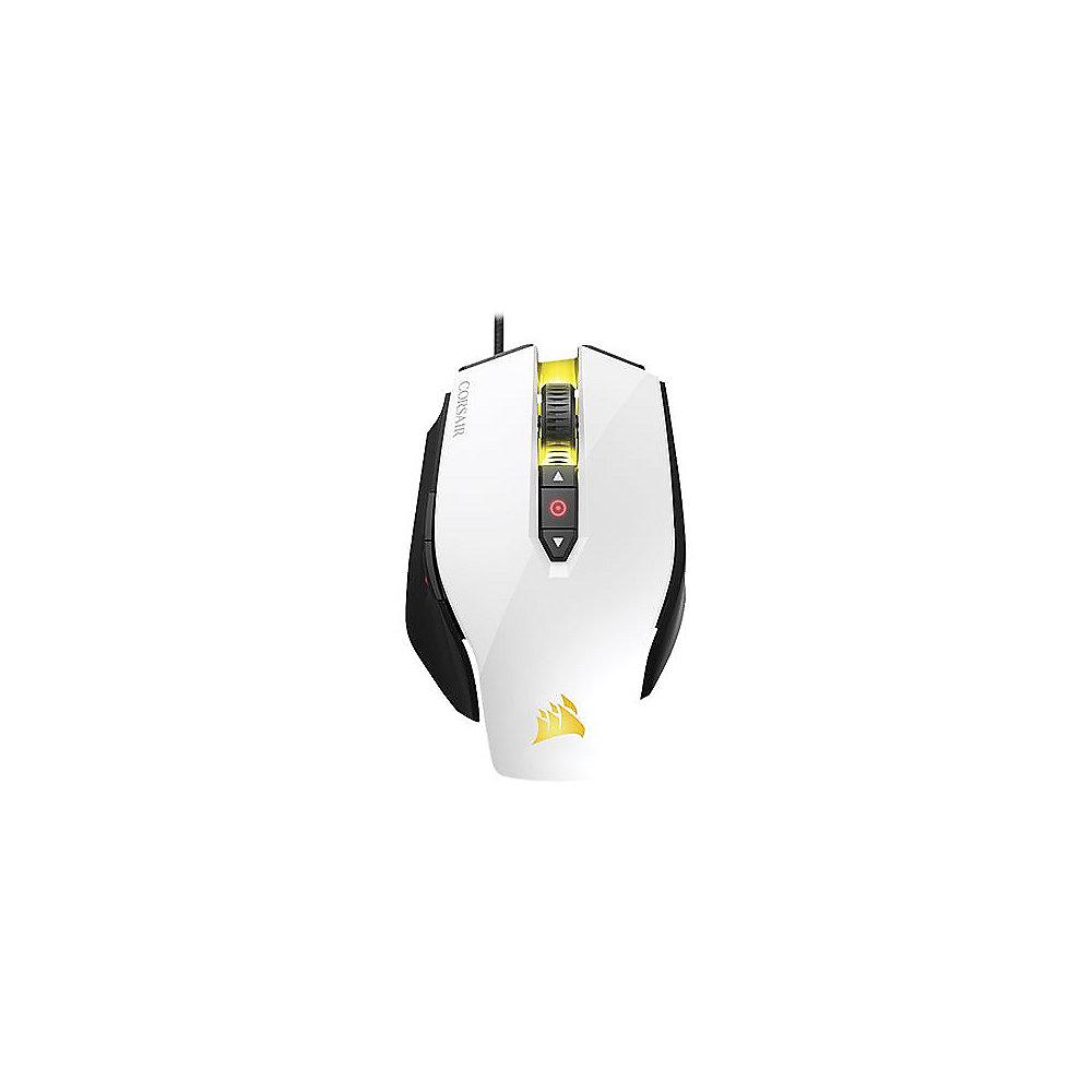 Corsair Gaming M65 PRO Laser Gaming Maus 12.000 dpi weiss, Corsair, Gaming, M65, PRO, Laser, Gaming, Maus, 12.000, dpi, weiss