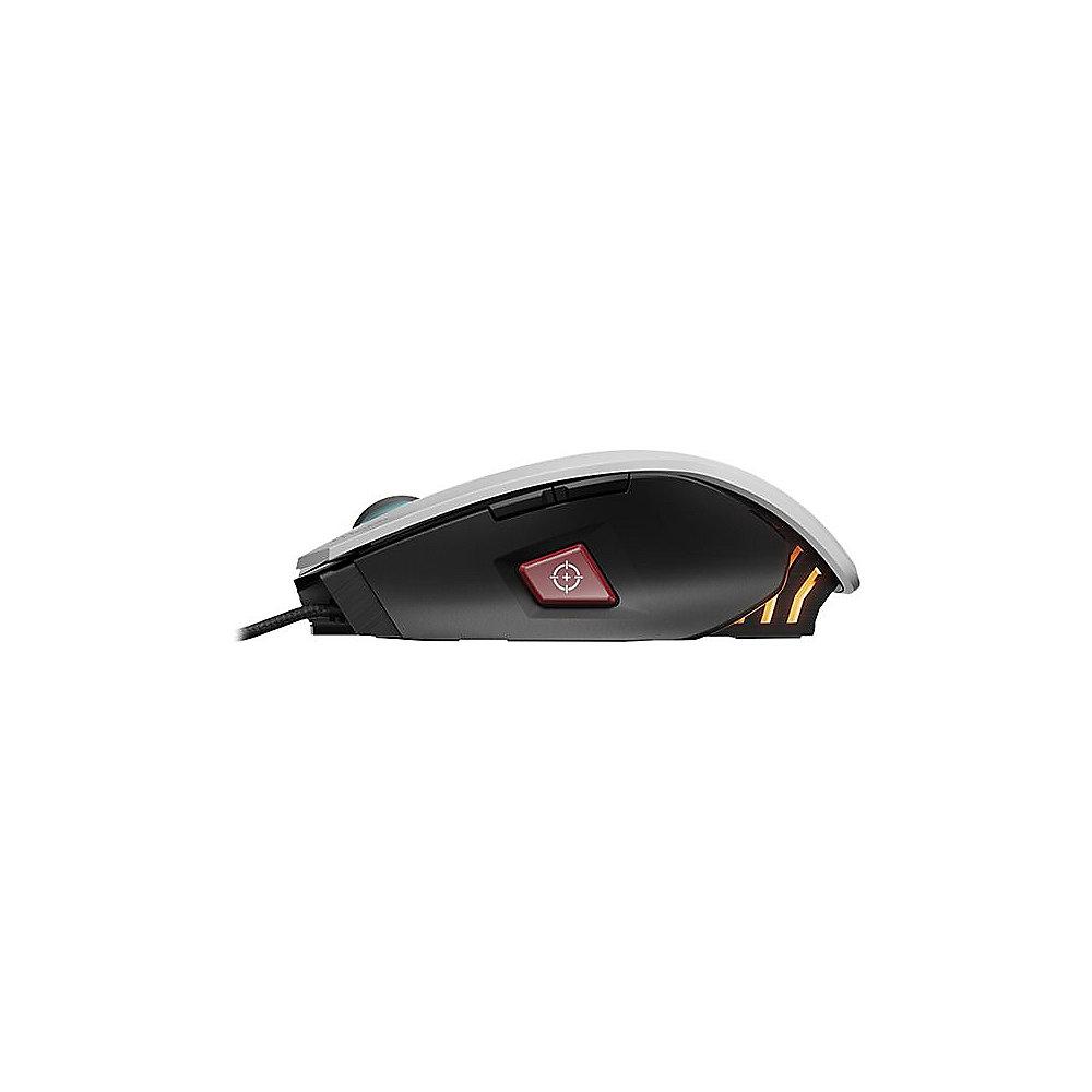 Corsair Gaming M65 PRO Laser Gaming Maus 12.000 dpi weiss, Corsair, Gaming, M65, PRO, Laser, Gaming, Maus, 12.000, dpi, weiss