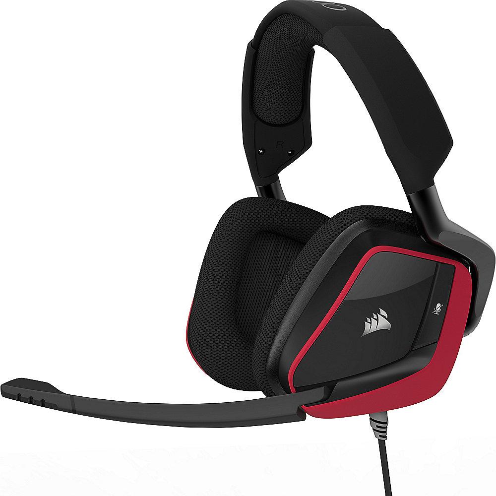 Corsair Gaming VOID PRO RED Surround Hybrid Stereo Dolby 7.1 Gaming Headset