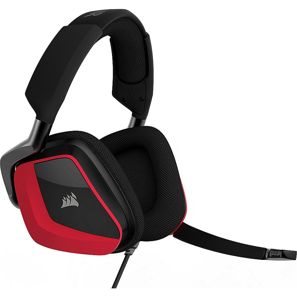 Corsair Gaming VOID PRO RED Surround Hybrid Stereo Dolby 7.1 Gaming Headset