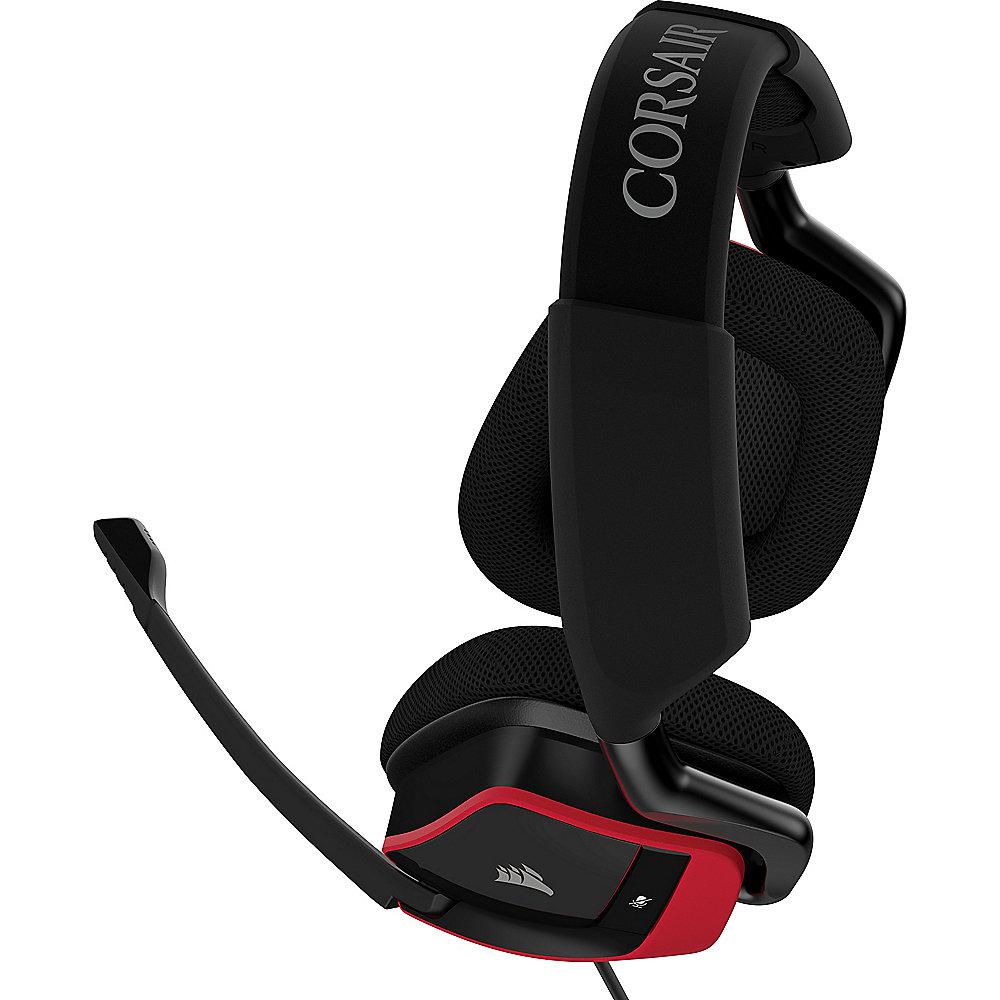 Corsair Gaming VOID PRO RED Surround Hybrid Stereo Dolby 7.1 Gaming Headset