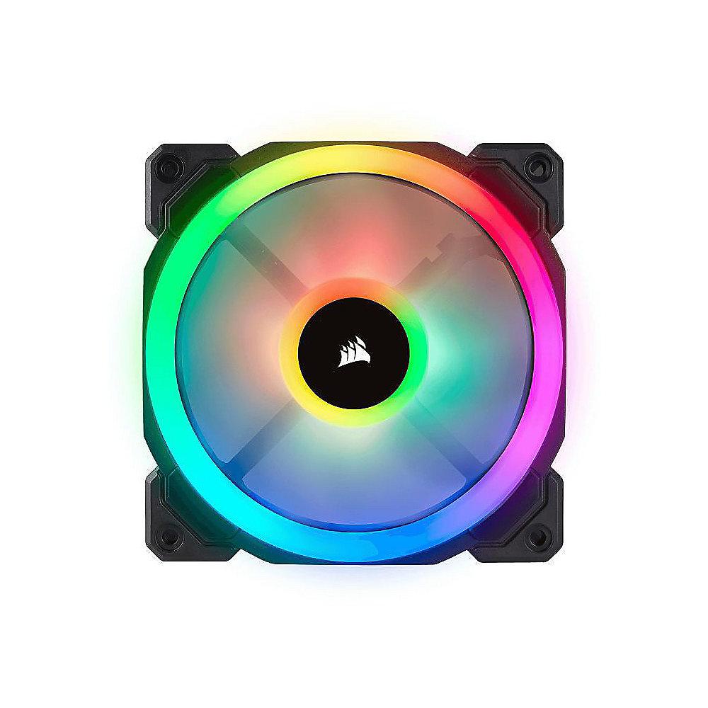 Corsair LL Series LL140 LED RGB Lüfter 140 mm 2er SET mit Lightning Node PRO