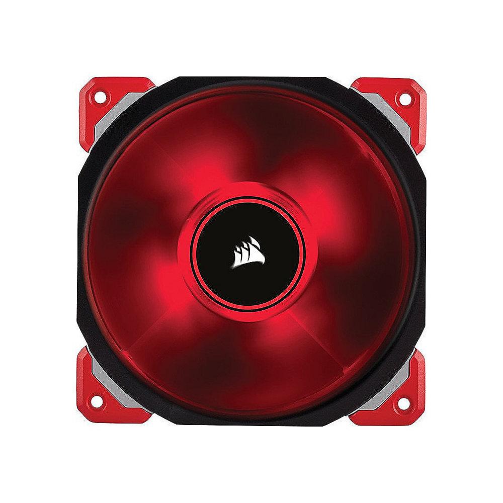 Corsair ML Series ML120 PRO LED Rot Magnetschwebetechnik Lüfter 120x120x25mm, Corsair, ML, Series, ML120, PRO, LED, Rot, Magnetschwebetechnik, Lüfter, 120x120x25mm