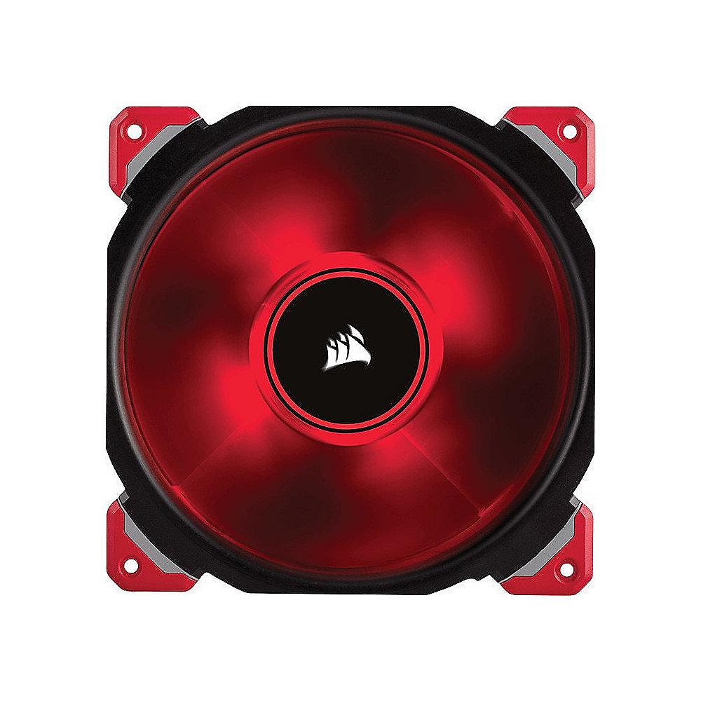 Corsair ML Series ML140 PRO LED Rot Magnetschwebetechnik Lüfter 140x140x25mm, Corsair, ML, Series, ML140, PRO, LED, Rot, Magnetschwebetechnik, Lüfter, 140x140x25mm