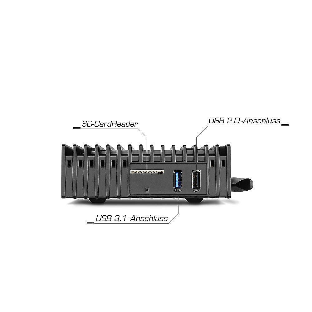 CSL Narrow Box Ultra HD Storage Line Celeron J3455 4GB 32GB 2TB 500GB SSD W10