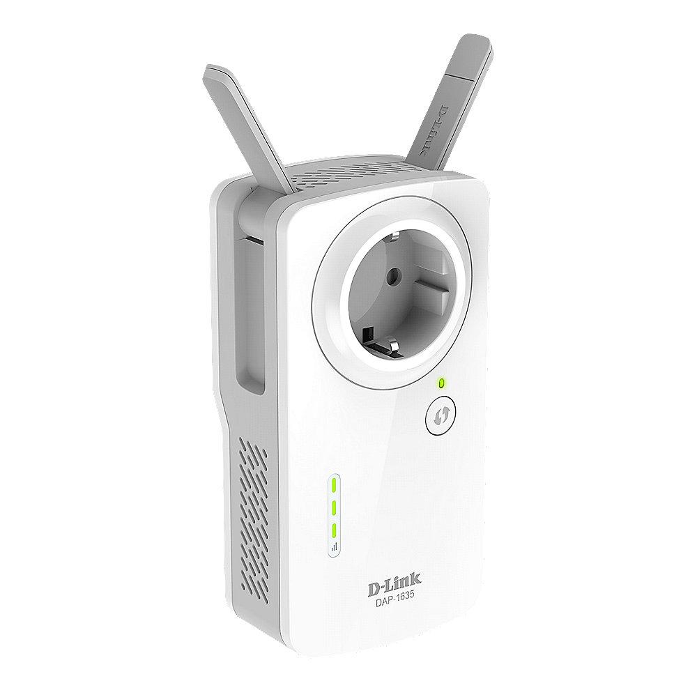 D-Link DAP-1635 WLAN AC1200 Range Extender / Repeater Schutzkontakt