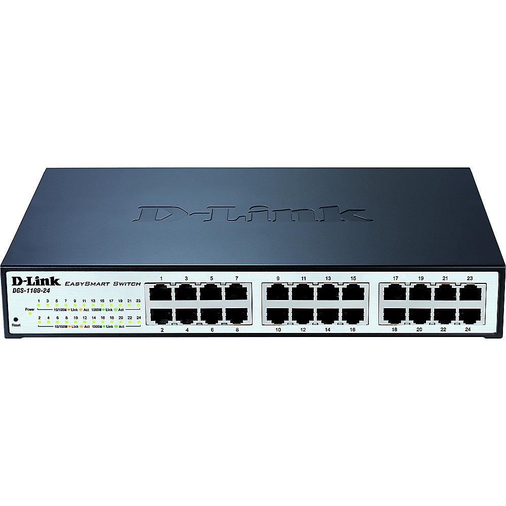 D-Link DGS-1100-24 24 Port 10/100/1000Mbps Gigabit Switch