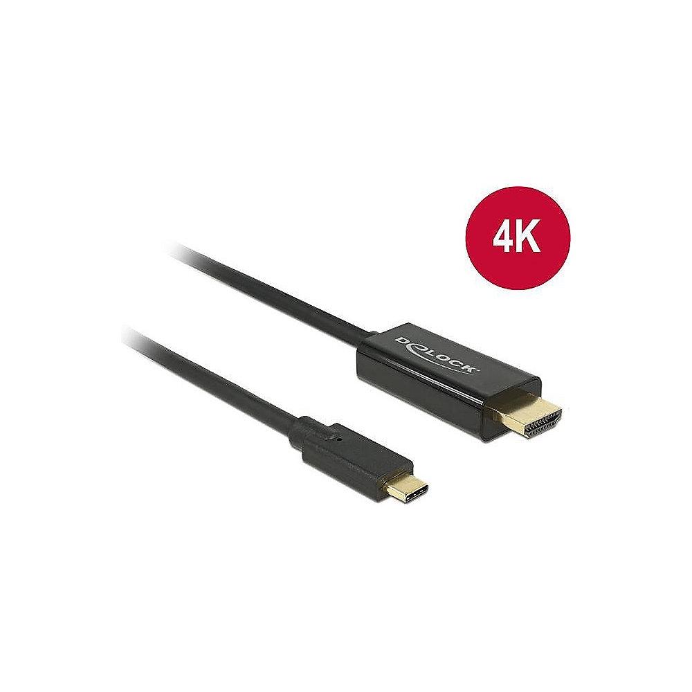 DeLOCK Adapterkabel 1m USB-C zu HDMI 4k 60Hz St./St. 85290 schwarz