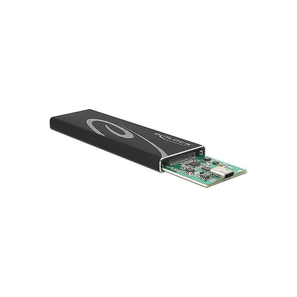 DeLock Gehäuse M.2 SSD 30/42/60/80 > USB Type-C, DeLock, Gehäuse, M.2, SSD, 30/42/60/80, >, USB, Type-C