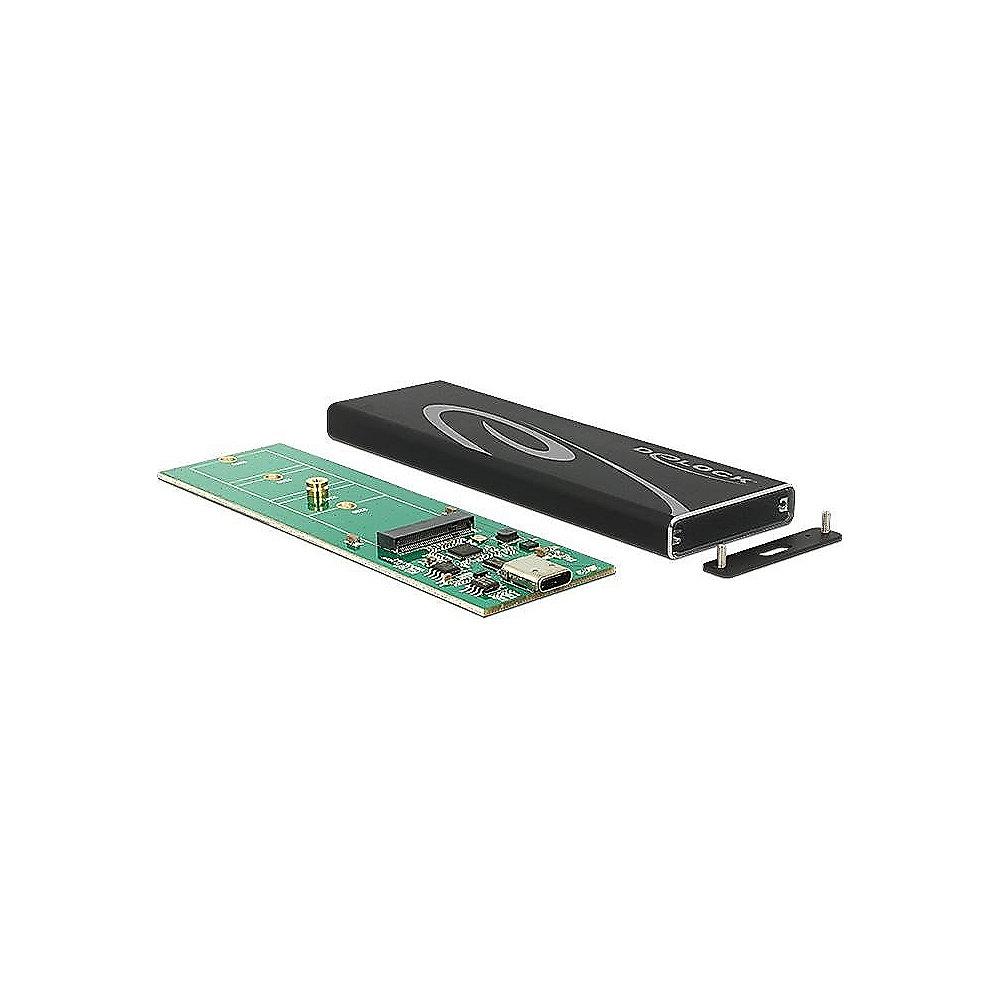 DeLock Gehäuse M.2 SSD 30/42/60/80 > USB Type-C, DeLock, Gehäuse, M.2, SSD, 30/42/60/80, >, USB, Type-C