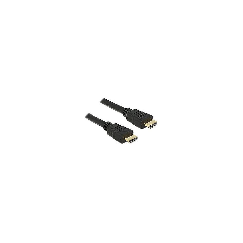 DeLOCK HDMI Kabel 1,5m High Speed Ethernet 4K St./St. schwarz