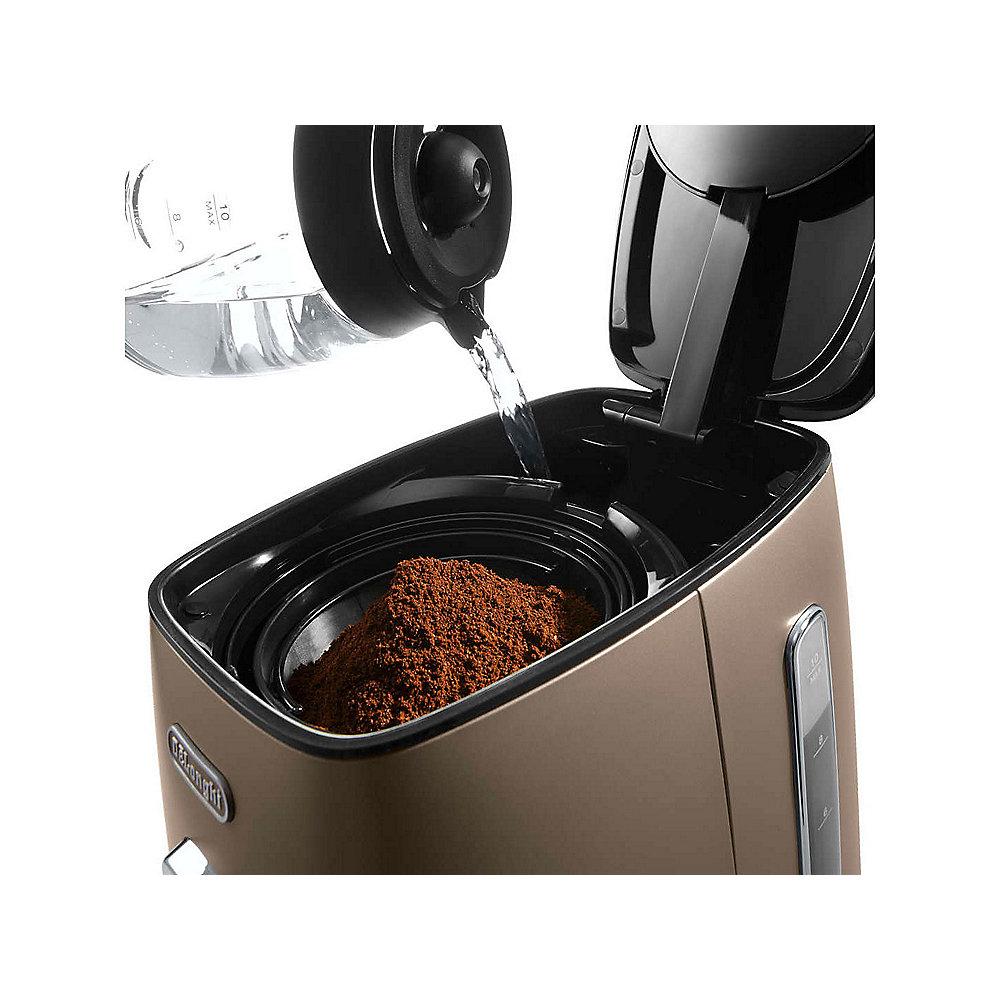 DeLonghi DISTINTA ICMI 211.BZ Filterkaffeemaschine bronze