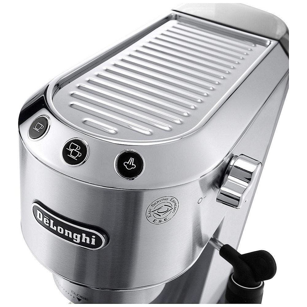 DeLonghi EC 685.M Dedica Style Siebträger Espressomaschine Silber