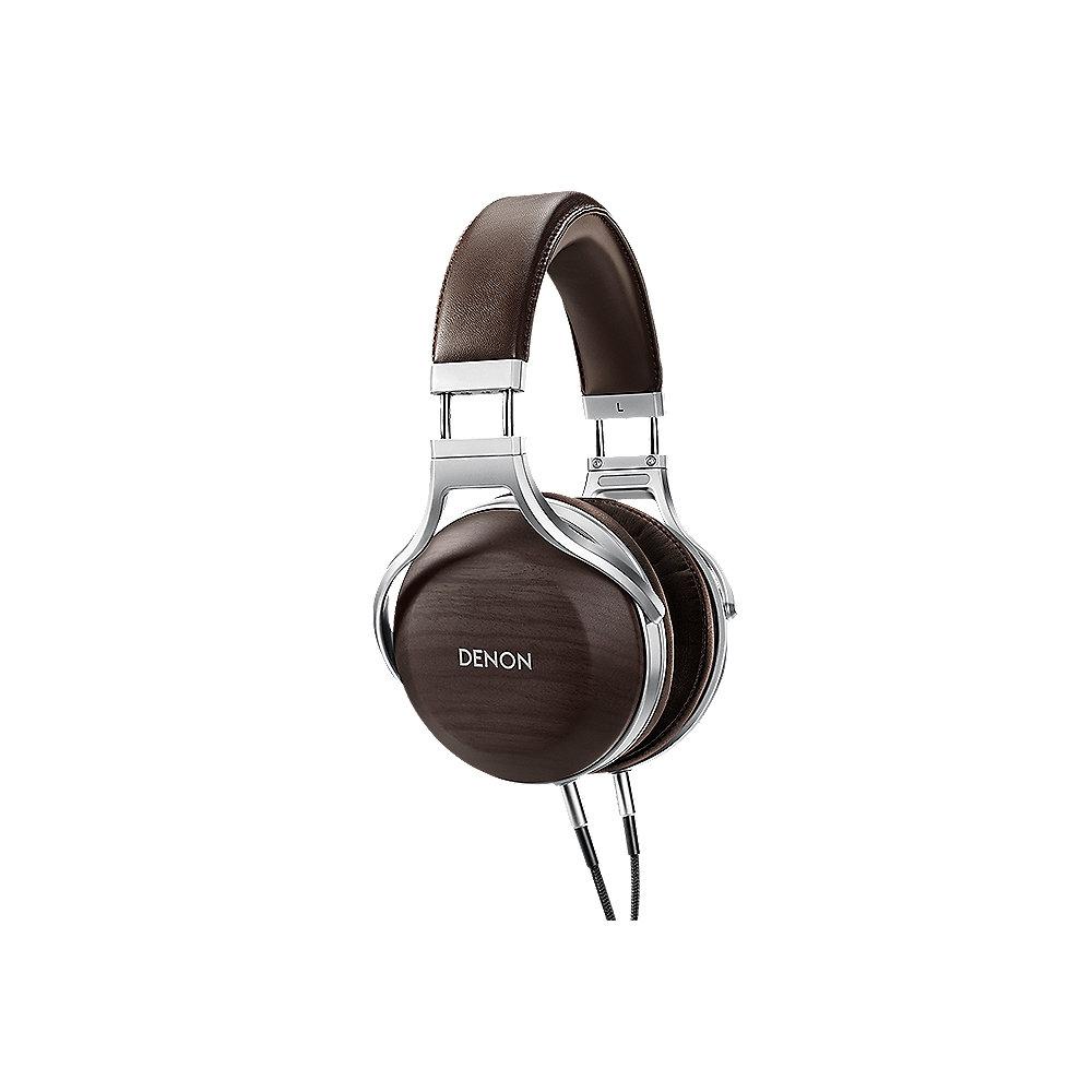 Denon AH-D5200 Premium-Over-Ear-Kopfhörer mit Zebraholz-Schalen