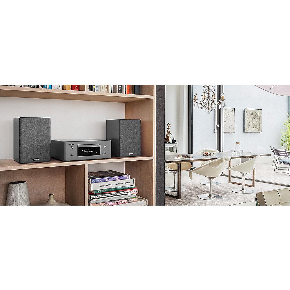 Denon CEOL N10 CD-Kompaktanlage HEOS Multiroom Bluetooth Airplay2 grau