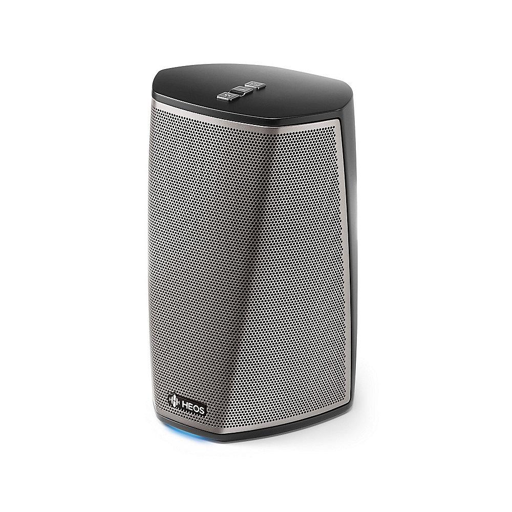 Denon HEOS 1 HS2 wireless Lautsprecher Multiroom inkl. Go Pack mit Akku Schwarz