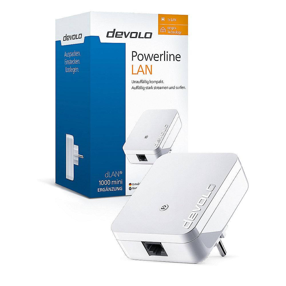 devolo dLAN 1000 mini (1000Mbit, Powerline, range , 1xLAN)