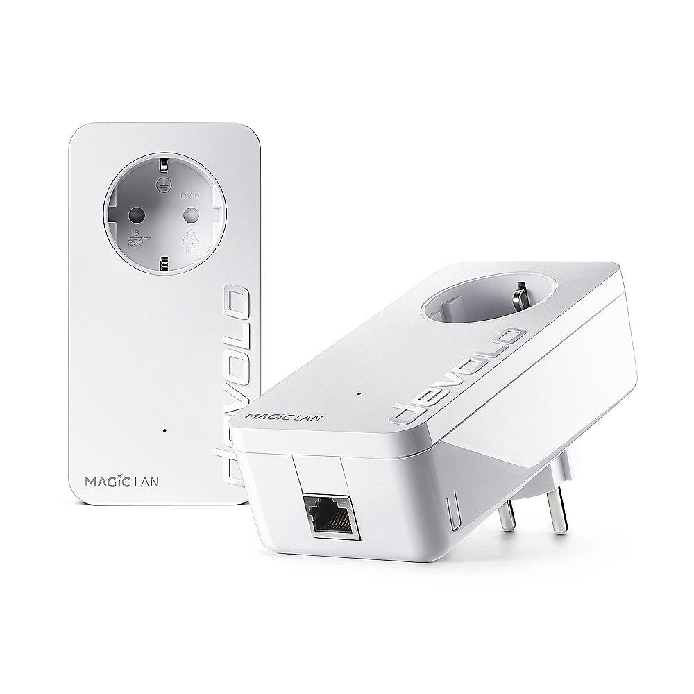 devolo Magic 1 LAN 1-1-2 Starter Kit 2x (1200mbps Powerline   1xLAN), devolo, Magic, 1, LAN, 1-1-2, Starter, Kit, 2x, 1200mbps, Powerline, , 1xLAN,