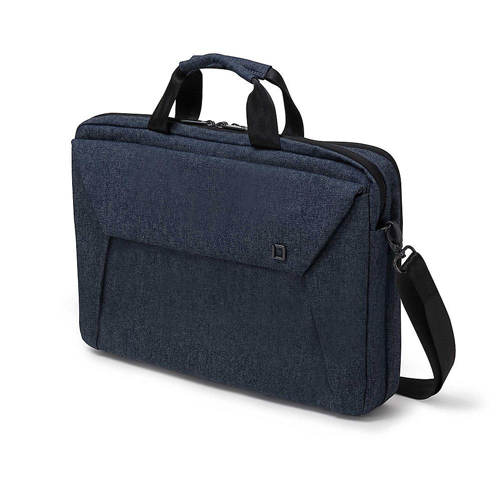 Dicota Slim Case Plus EDGE Notebooktasche 33,8cm (12"-13,3") blau denim