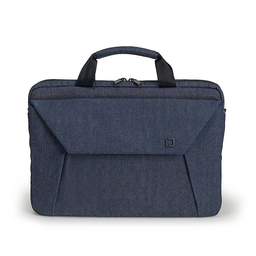 Dicota Slim Case Plus EDGE Notebooktasche 33,8cm (12"-13,3") blau denim