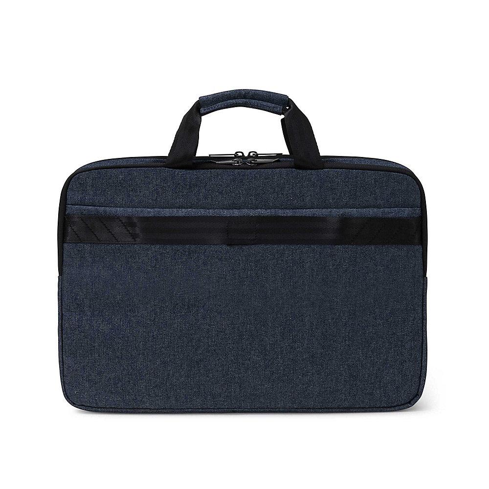 Dicota Slim Case Plus EDGE Notebooktasche 33,8cm (12"-13,3") blau denim