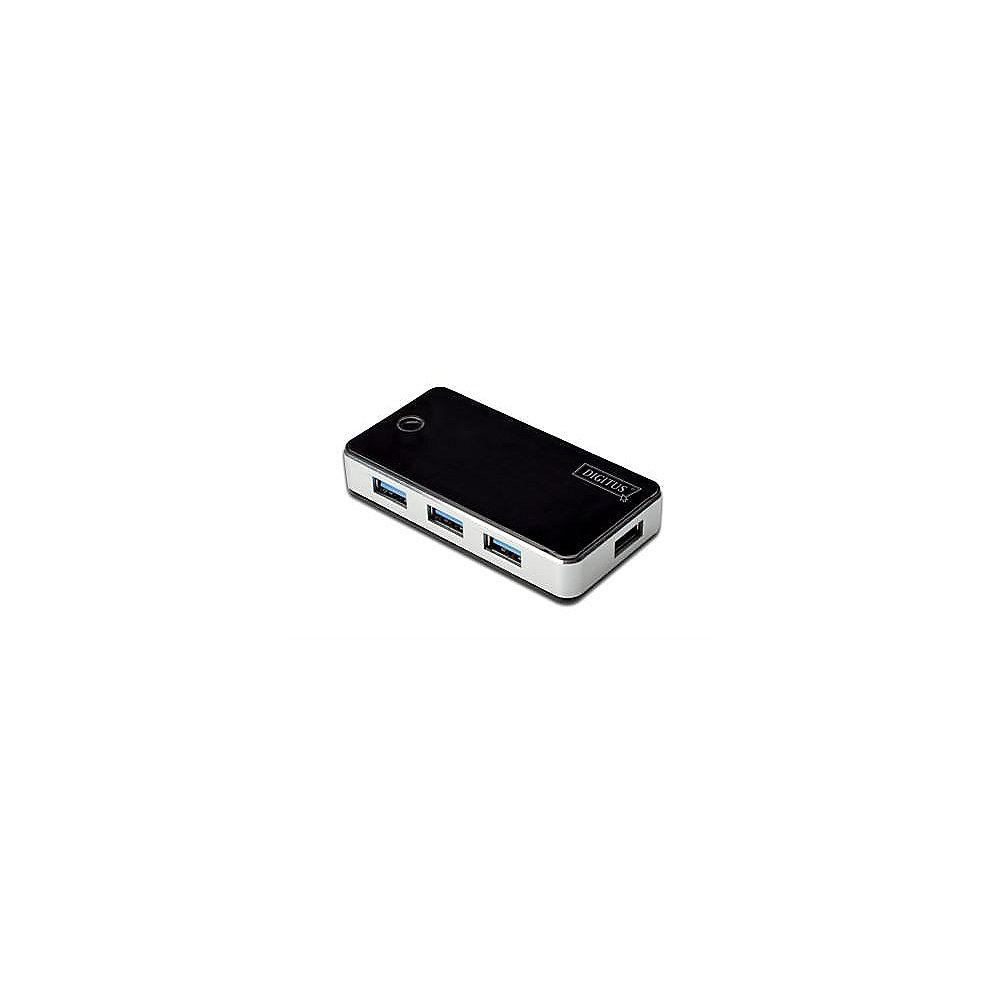 DIGITUS DA-70231 4-Port USB 3.0 HUB schwarz, DIGITUS, DA-70231, 4-Port, USB, 3.0, HUB, schwarz