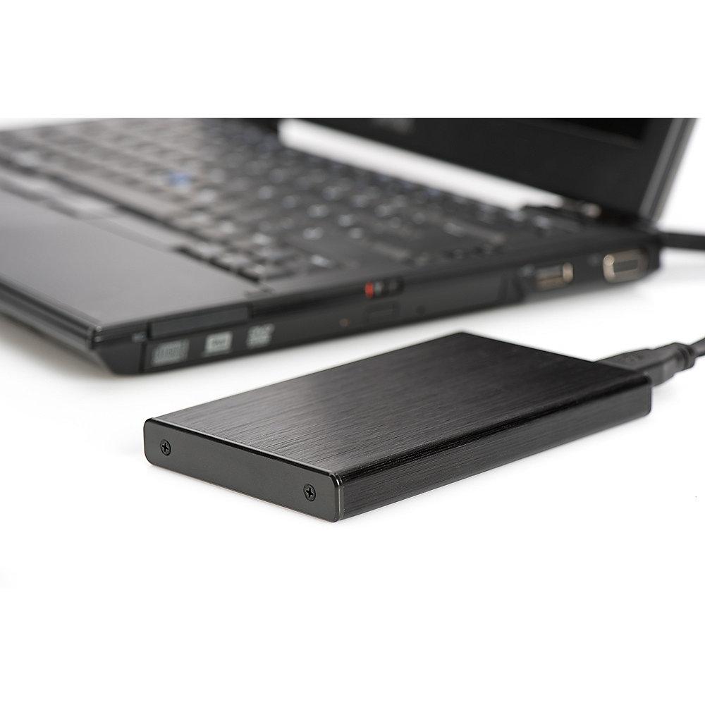 DIGITUS Externes Festplattengehäuse für 2,5" SATA zu USB 3.0