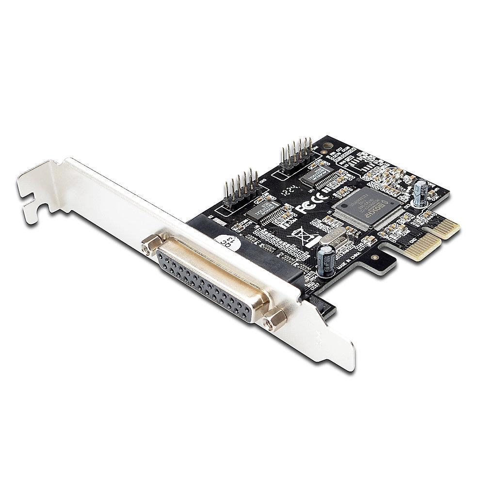 DIGITUS PCI Express 1x Parallel 2x Serial Schnittstellenkarte, DIGITUS, PCI, Express, 1x, Parallel, 2x, Serial, Schnittstellenkarte