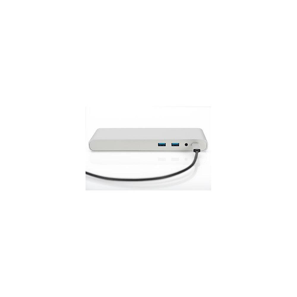 Digitus Universal Docking Station USB Typ C 12-Port Aluminium Silber, Digitus, Universal, Docking, Station, USB, Typ, C, 12-Port, Aluminium, Silber