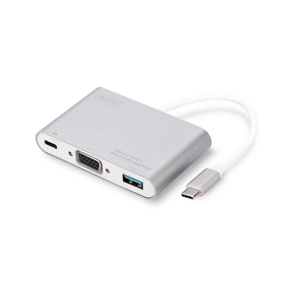 Digitus USB 3.0 Typ-C auf VGA Multiport Adapter