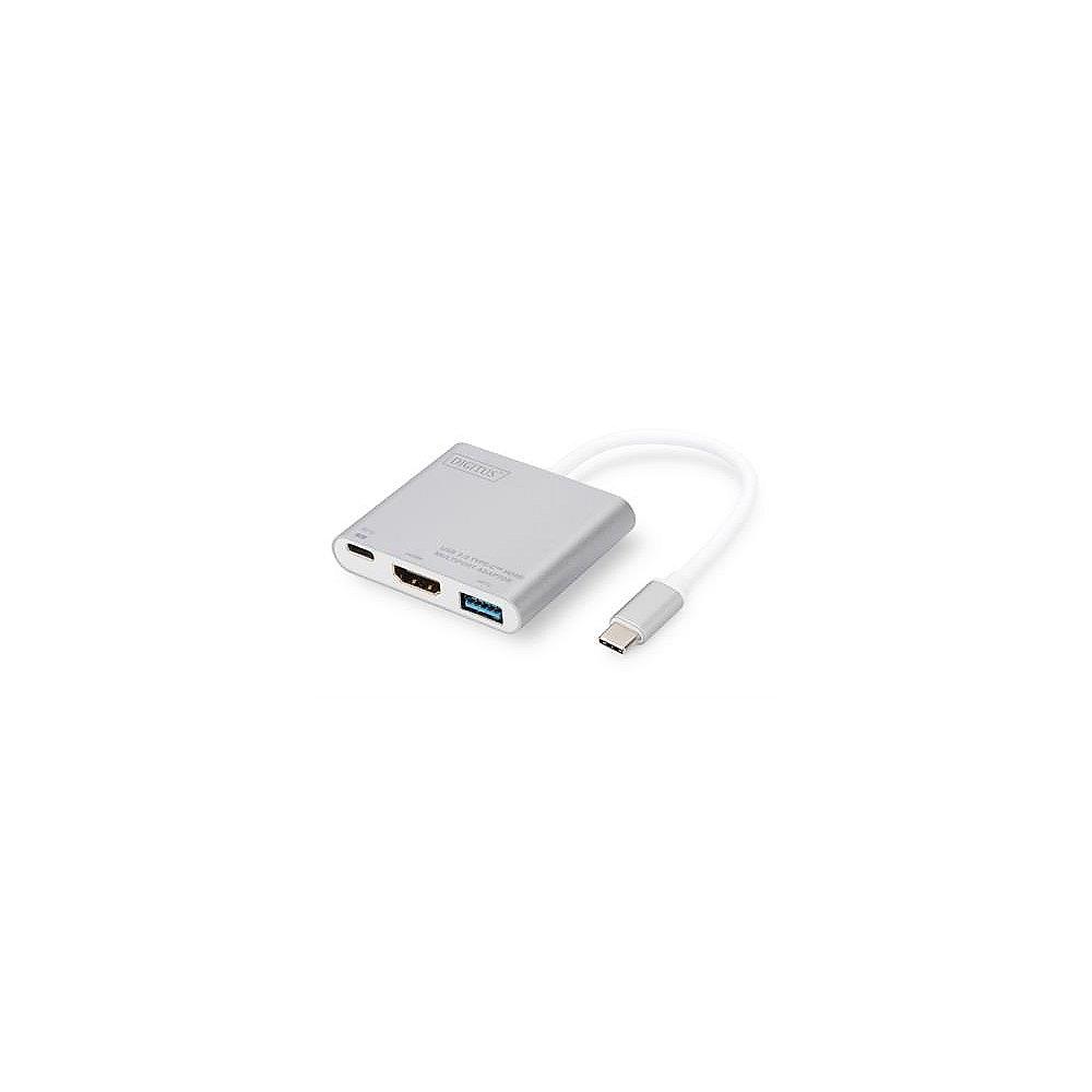 Digitus USB Typ-C auf HDMI Multiport Adapter, Digitus, USB, Typ-C, HDMI, Multiport, Adapter