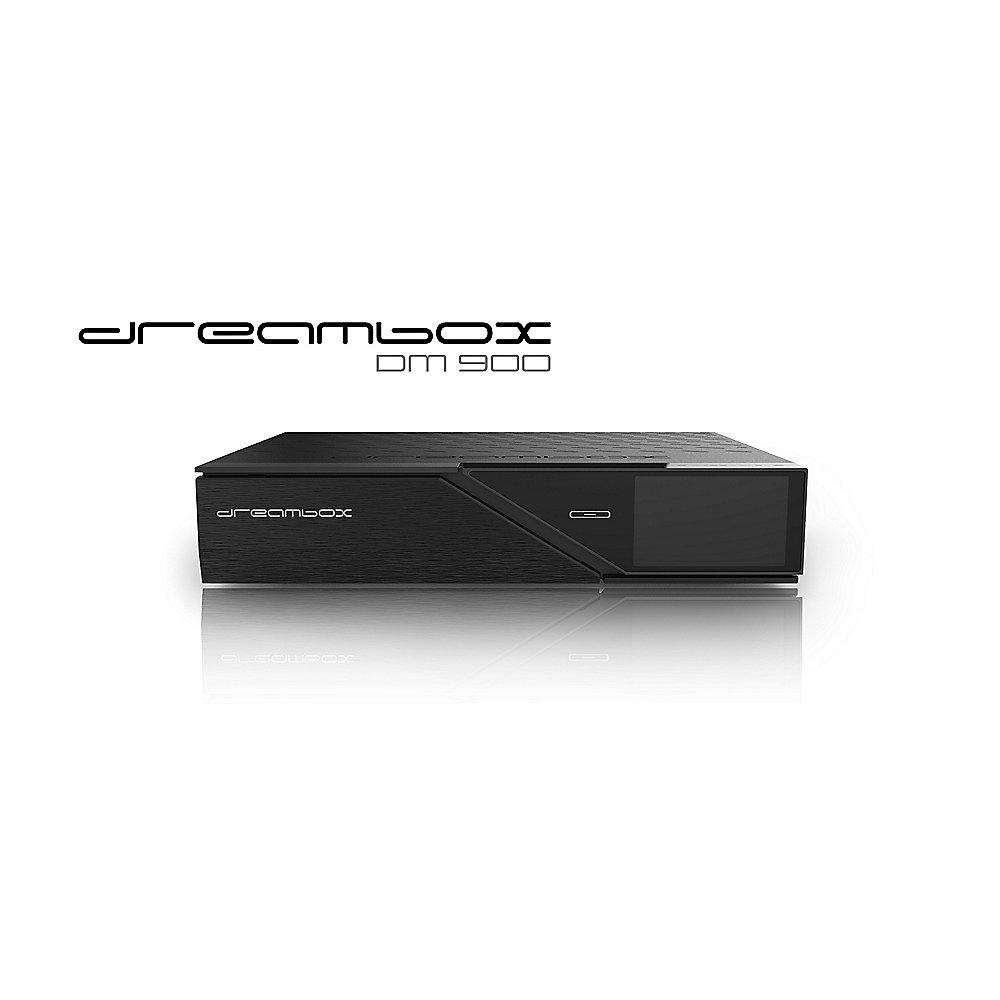 Dreambox DM900 4K UHD DVB-S2-Dual-Tuner-Receiver 2TB PVR, Linux HDMI USB3.0