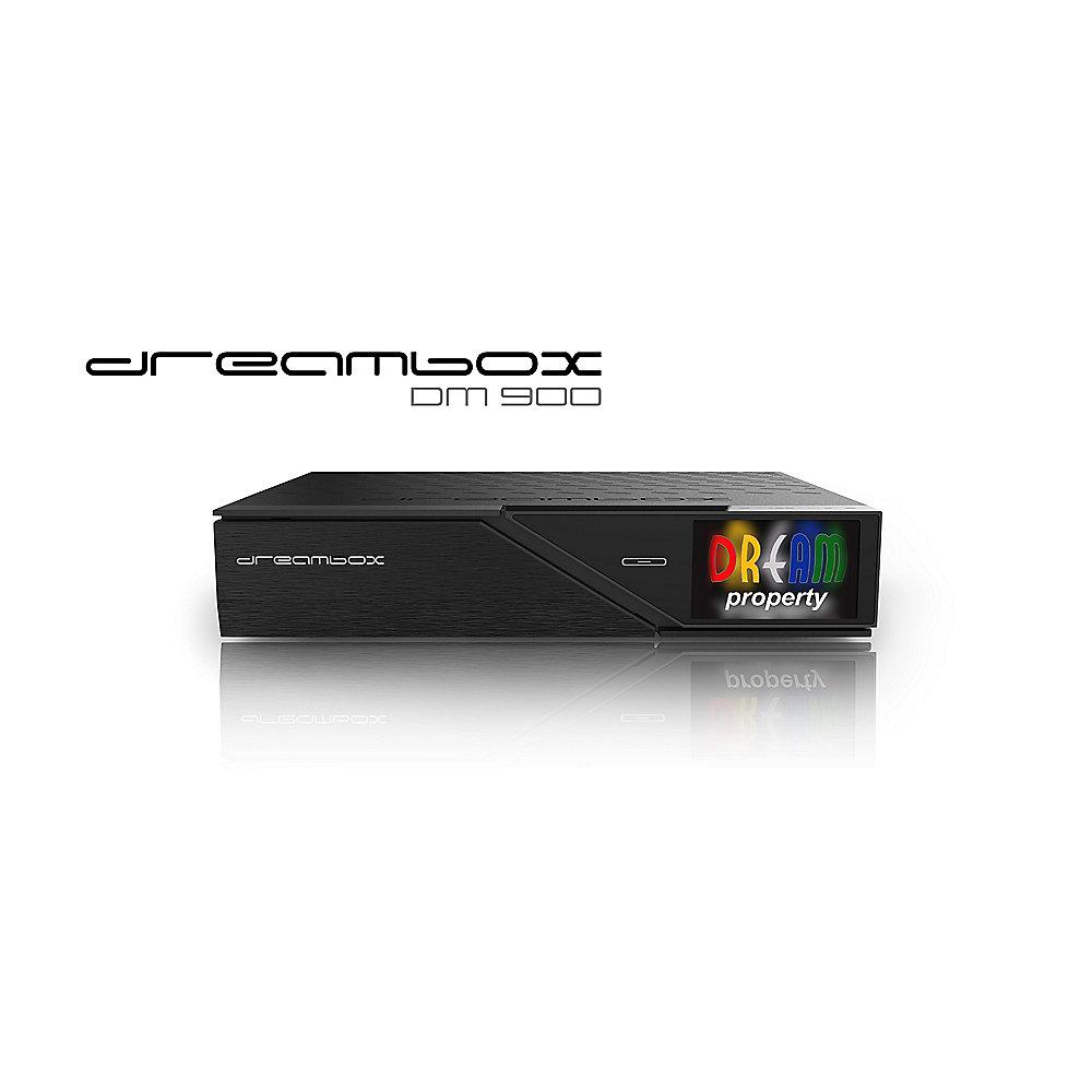 Dreambox DM900 4K UHD DVB-S2-Dual-Tuner-Receiver 2TB PVR, Linux HDMI USB3.0