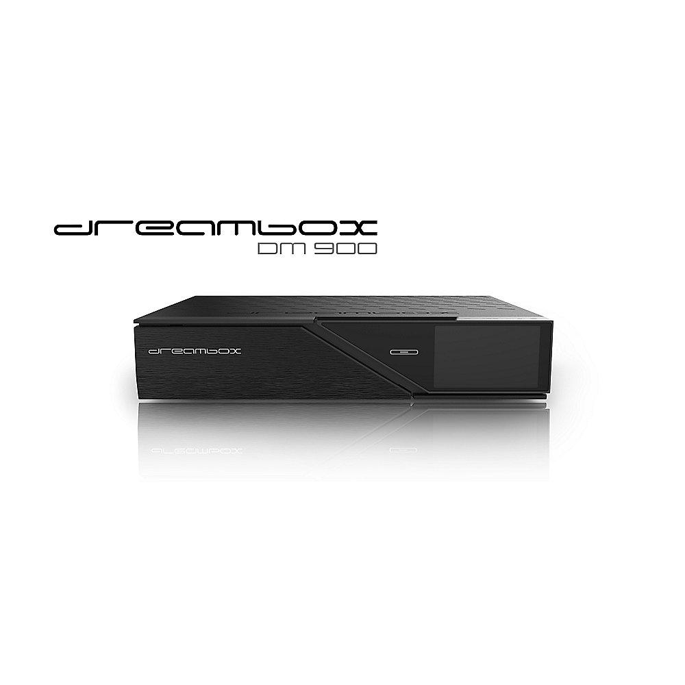 Dreambox DM900 4K UHD DVB-S2-Dual-Tuner-Receiver PVR, Linux HDMI USB3.0