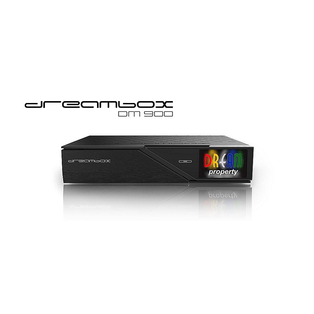 Dreambox DM900 4K UHD DVB-S2-Dual-Tuner-Receiver PVR, Linux HDMI USB3.0