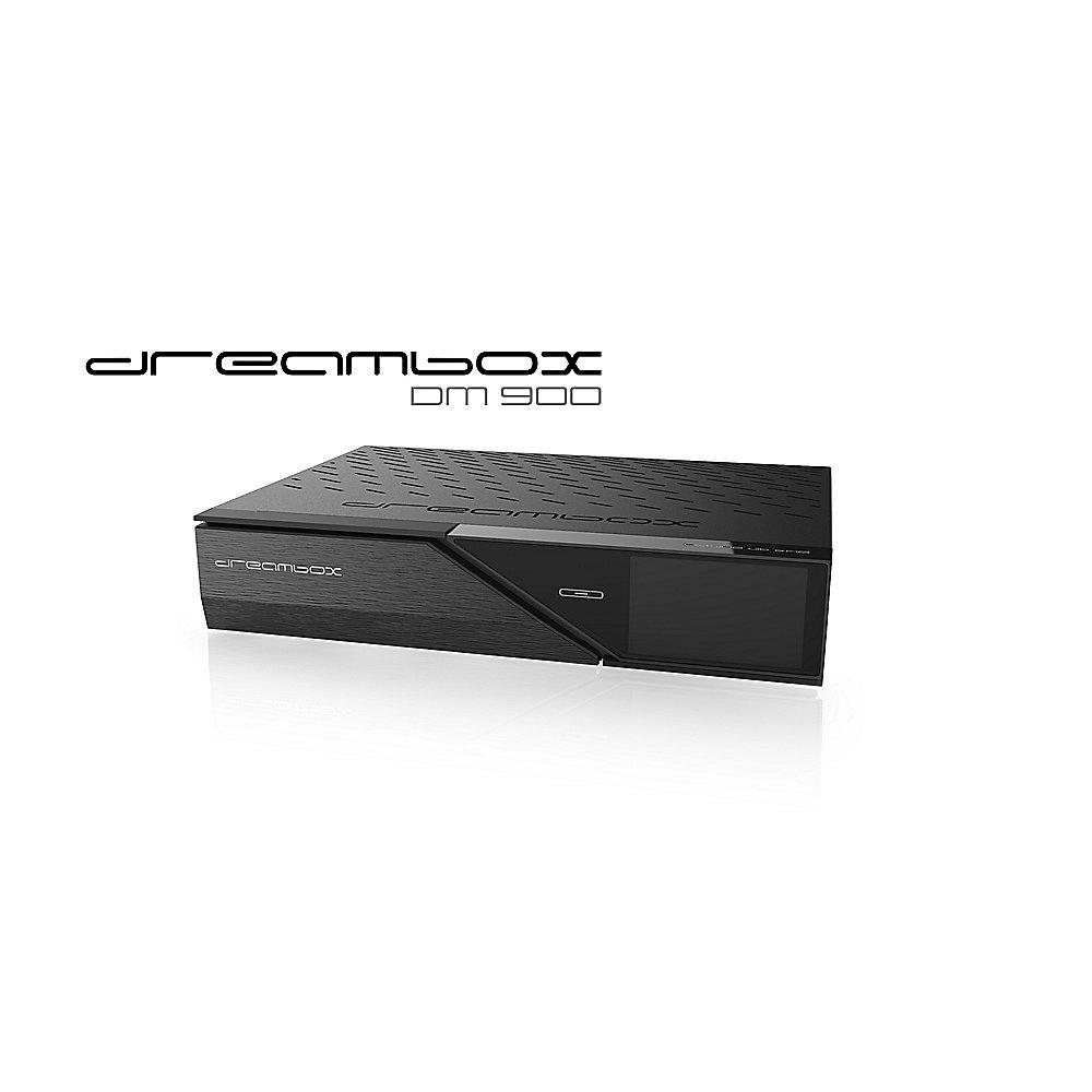 Dreambox DM900 4K UHD DVB-S2-Dual-Tuner-Receiver PVR, Linux HDMI USB3.0