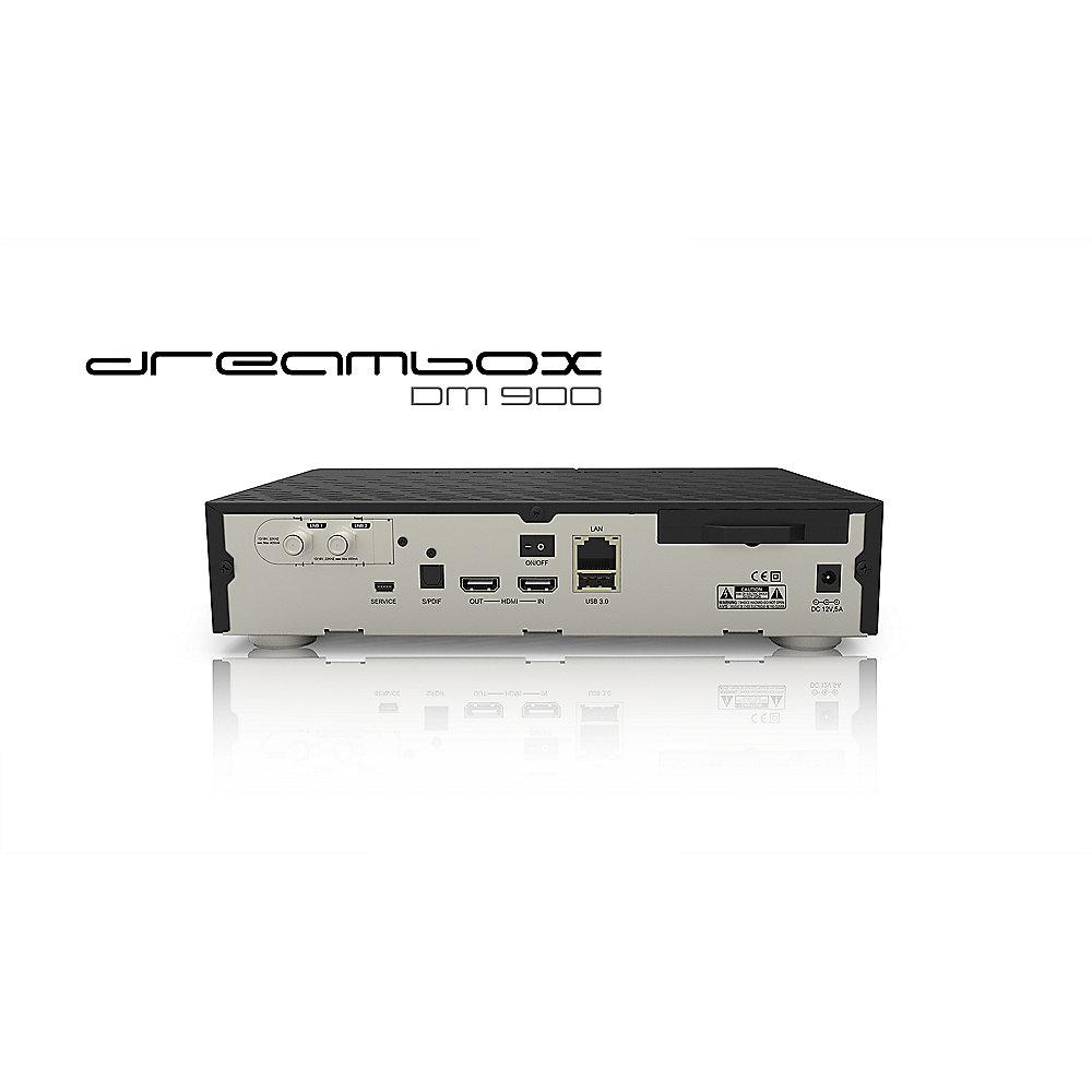 Dreambox DM900 4K UHD DVB-S2-Dual-Tuner-Receiver PVR, Linux HDMI USB3.0, Dreambox, DM900, 4K, UHD, DVB-S2-Dual-Tuner-Receiver, PVR, Linux, HDMI, USB3.0